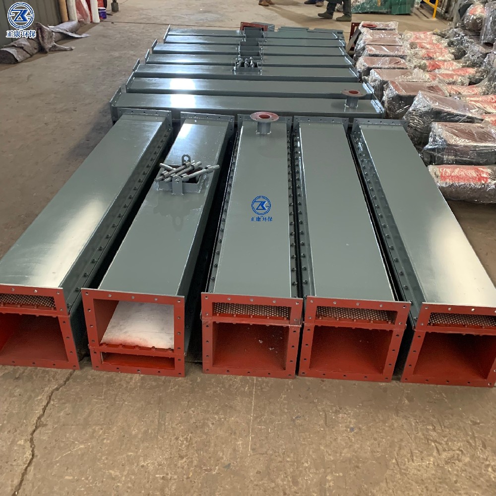 Air conveying chute
