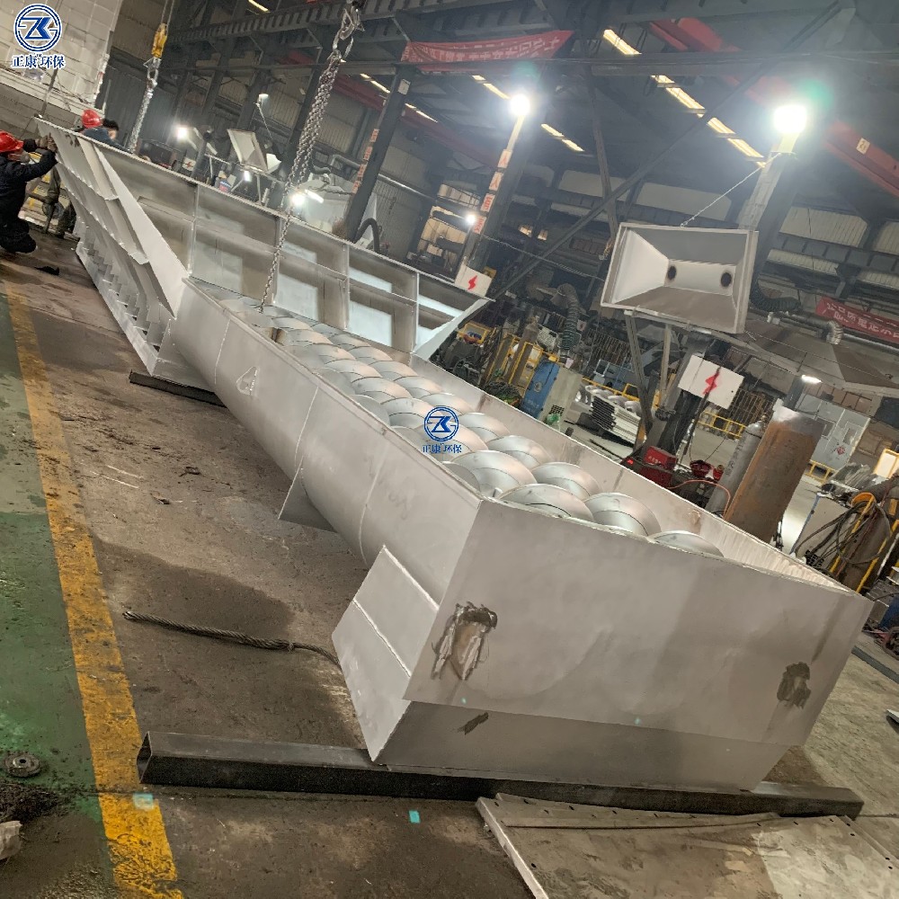 Stainless steel three drive shaftless screw conveyor